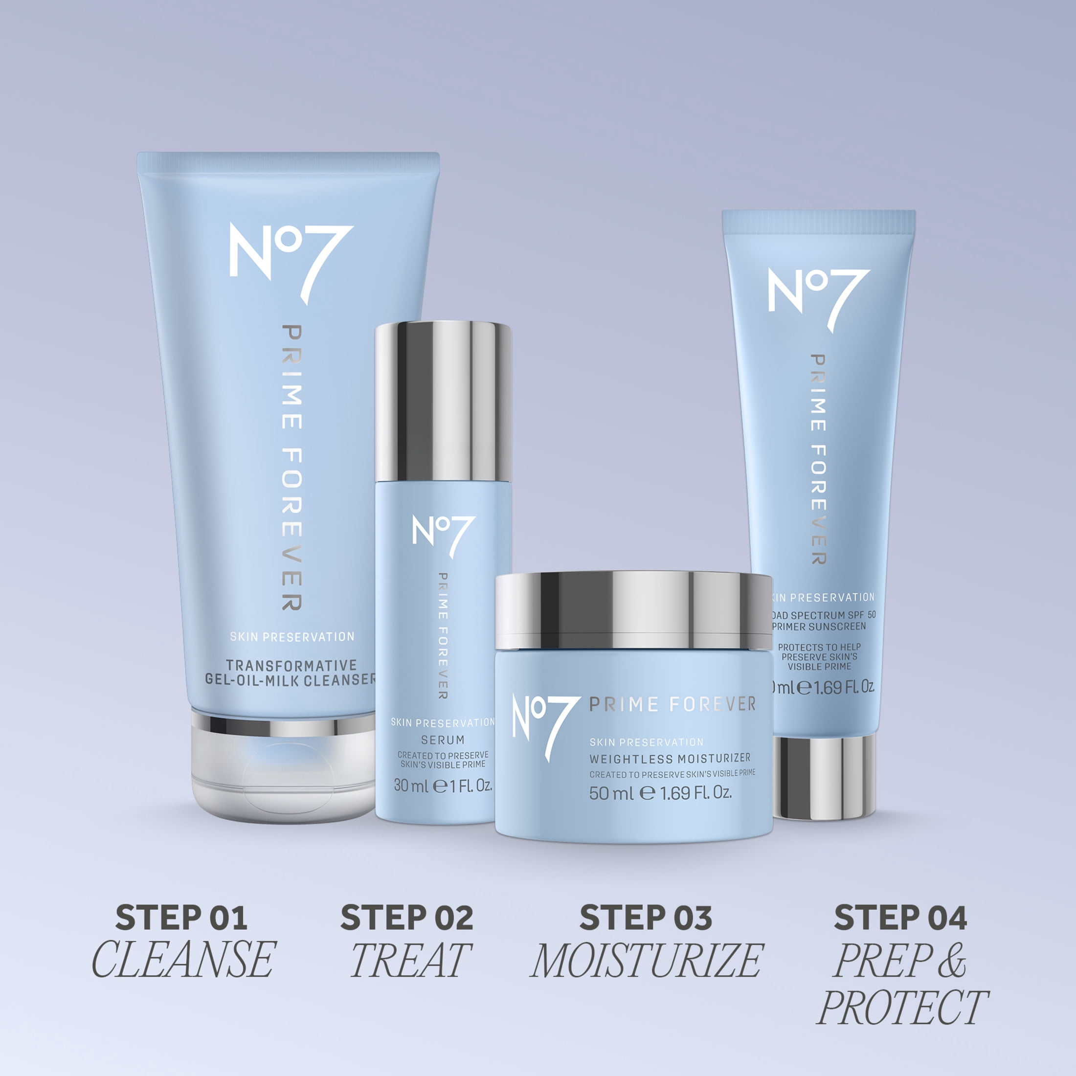 No7 Prime Forever UV Defense Invisible SPF50 Primer