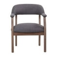 thumbnail image 4 of Boss Office Products Modern Captain's Reception Waiting Room Chair in Slate Grade Commercial Grade Linen, 4 of 7