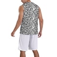 thumbnail image 2 of Sikiie Weave Geometric Basketball Jersey Reversible Men's Mesh Athletic Sports Shirts Training Practice S-4XLX-Large, 2 of 6
