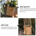 thumbnail image 5 of 3-Piece Hand-Woven Storage Basket Wicker Hanging Flower Pot Basket Plant Basket Indk8242, 5 of 7