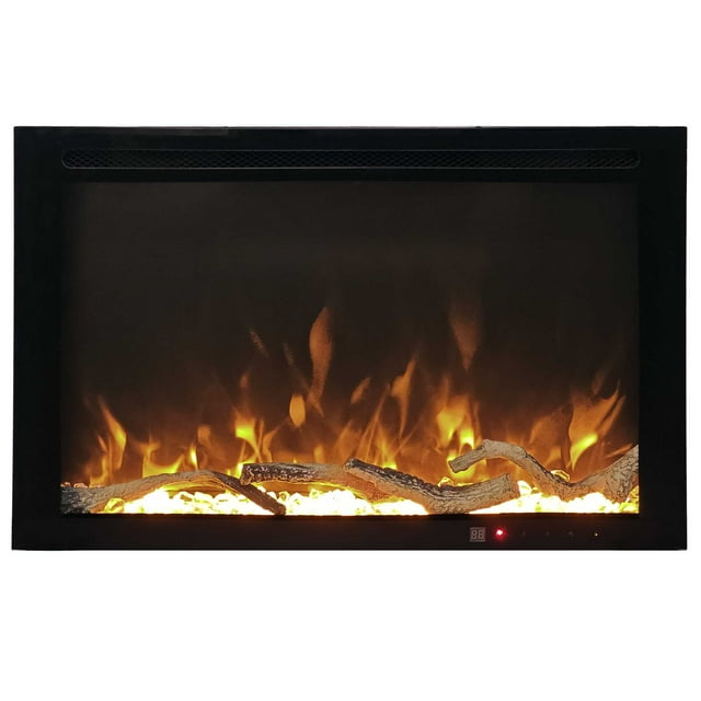 Foyer électrique encastré Essential ActiveFlame, 28 po