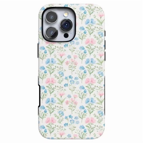 Pastel Garden Phone Case Compatible with iPhone 11 12 13 14 15 16 Pro Max