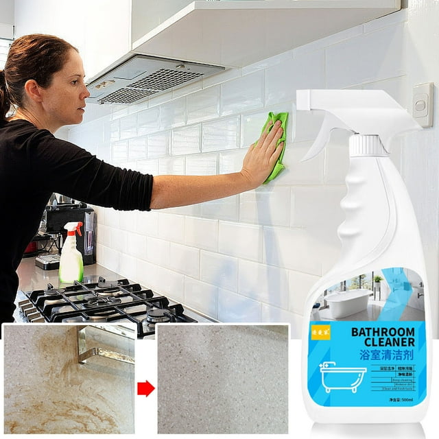 Limpiador de Juntas de Azulejos, Quitamamanchas Definitivo, Potente Efecto Pulidor, Seguro para Cerámica y Juntas, Fácil de Usar, Limpieza Multisuperficie, Capacidad de 500 Ml, Incluye Pulverizador.