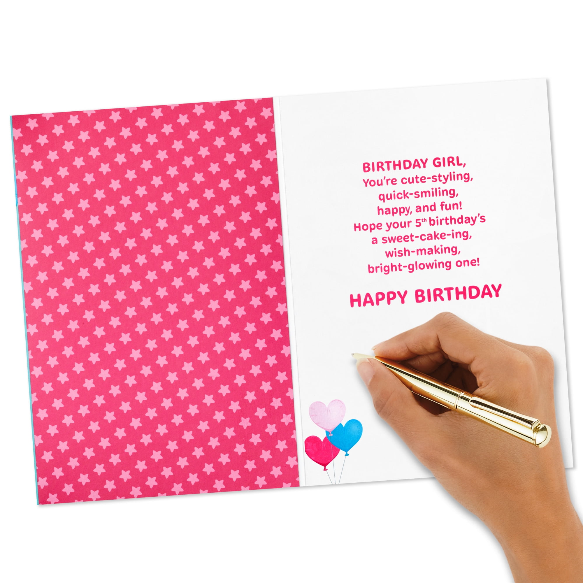Hallmark Disney Minnie Mouse 5th Birthday Card for Girl (Styling Birthday)