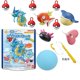 thumbnail image 4 of Bandai Pokemon Pikachu Charmander Squirtle Bulbasaur Eevee Muñeca Bubble Ball Anime Figura Baño Espuma Lindos Juguetes Para Niños Baño, 4 of 5