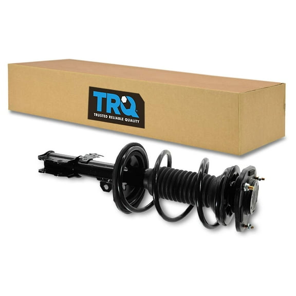 TRQ Front Left Complete Strut & Coil Spring Assembly Drivers Side Fits Select 2003-2008 Toyota Corolla