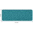 thumbnail image 7 of Teal Christmas Snowflake Pattern Kitchen Rug Mat,Kitchen Runner Rugs Non Skid Washable,Decorative Kitchen Floor Mats for Kitchen,Sink,Laundry,17"x47.2", 7 of 7