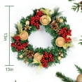 thumbnail image 3 of Traditional Christmas Advent Wreath. For Advent Calendar Season Candle Holder –Centerpiece Décor – Advent Candle Holder and X-mas Candles Decorations 12inch B, 3 of 7