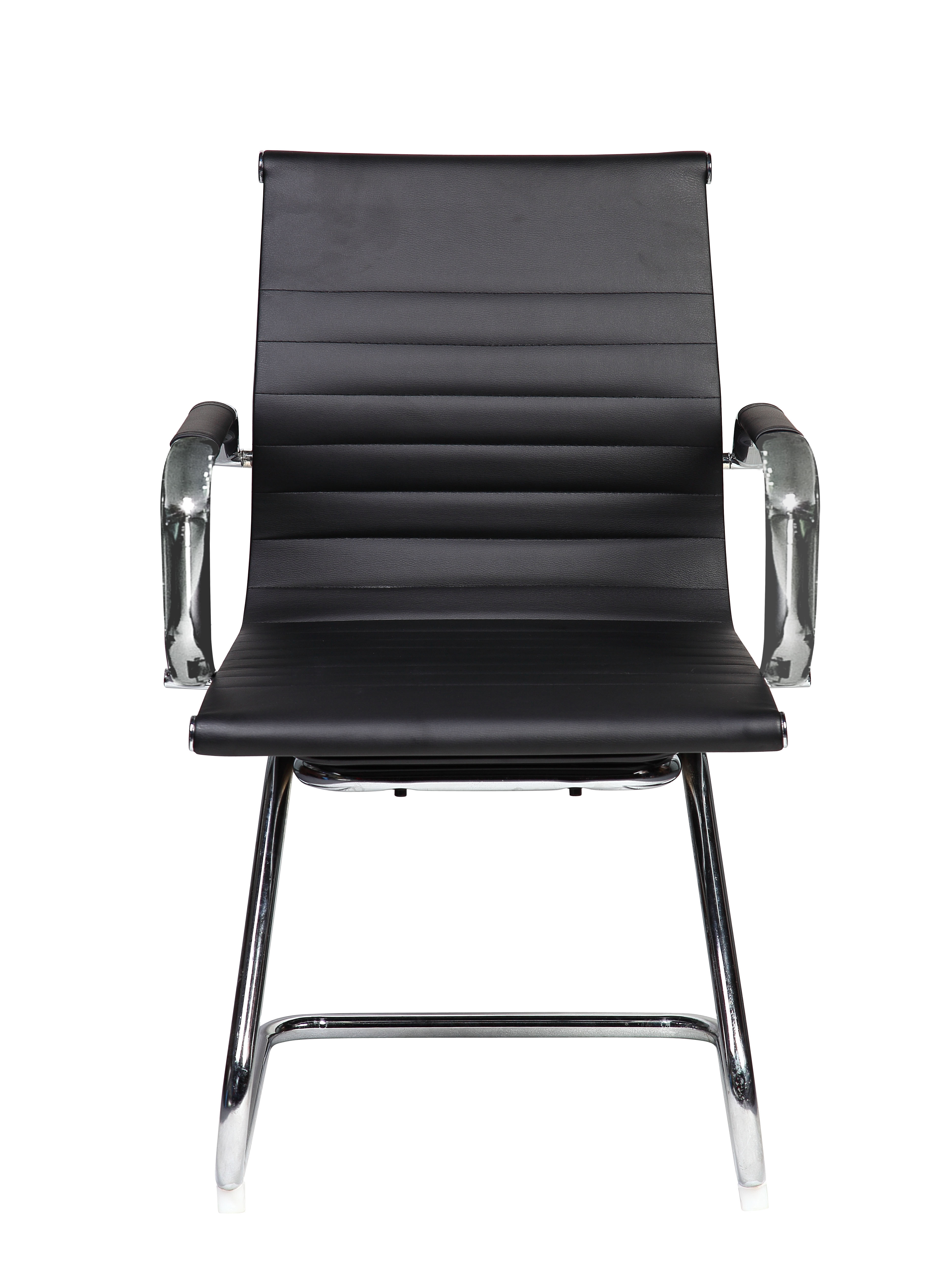 Techni Mobili Modern Visitor Office Chair, Black - image 5 of 8