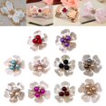 thumbnail image 3 of 10 Uds. Botones de de Imitación Adornos de Cristal Ropa DIY Joyería Decoración Manualidades Boda Fiesta Tiras de de Imitación Boto Soledad Botones de diamantes de imitación, 3 of 10