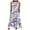 Purple, variant on Aoochasliy Trendy Dress Women's Summer Round Neck Sleeveless Scenic Floral Printed Pocket Dress