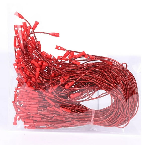 Tmboryuu Pack of 100 Elegant Ornament Hanger Ribbons Stylish Holiday Party Ornament Hanger Strings for Christmas Tree