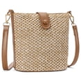 thumbnail image 2 of LOUEBICA Small Straw Crossbody Bag for Women Woven Summer Shoulder Phone Purse Beach Handbag for Vacation, 2 of 7