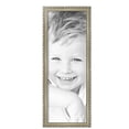 thumbnail image 2 of ArtToFrames 9" x 25" Silver Compo Dark Wash Picture Frame, 9x25 inch Silver Wood Poster Frame (WOM-5227),  Pack, 2 of 7