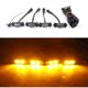 thumbnail image 1 of 4 luces LED ámbar para parrilla de lente ahumada para parrilla Toyota Tacoma TRD PRO 2016 2017 2018 2019 2020 2021, 1 of 5
