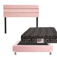 thumbnail image 1 of Colchón Matrimonial + Box Pink + Cabecera Logan Spring Air Dicasa Morgan, 1 of 8