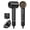 Black, variant on High Speed Ionic Hair Dryer, 150000 RPM Fast Drying Blow Dryer with 500 Million Negative Ions, Lightweight with Heat Protection for Women & Men, Professional Salon Dryer, Blue
