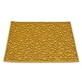thumbnail image 3 of Non Slip Cup Mat Coffee Bean Design Desktop Bar Counter PVC Pad for Water Draining Filtering Yellow, 3 of 8