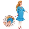 thumbnail image 4 of Vestido azul HUOGUO de muñeca embarazada con bebé en barriga de 30 cm, 4 of 5