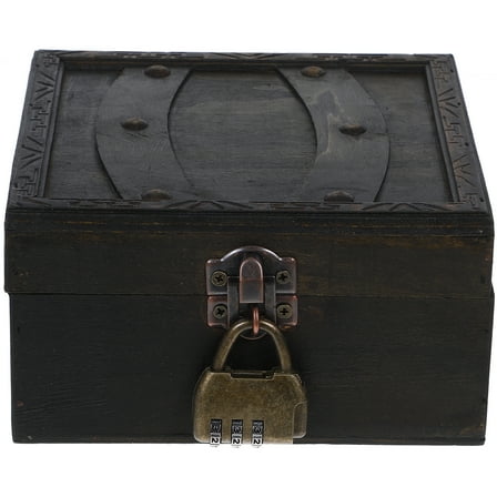 Retro Wooden Storage Box Party Favor Packaging Travel