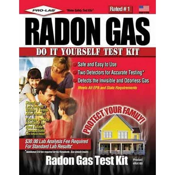 Pro-Lab Radon Gas Test Kit