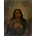 thumbnail image 3 of Antonio Zeno Shindler 15x18 Black Modern Framed Museum Art Print Titled - Chan-Ku-Wash-Te-Mine (Good Road Woman) (ca. 1887), 3 of 5
