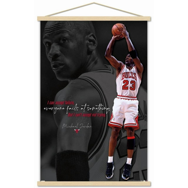 Michael Jordan - Can't Accept Not Trying Wall Poster, 22.375" x 34"