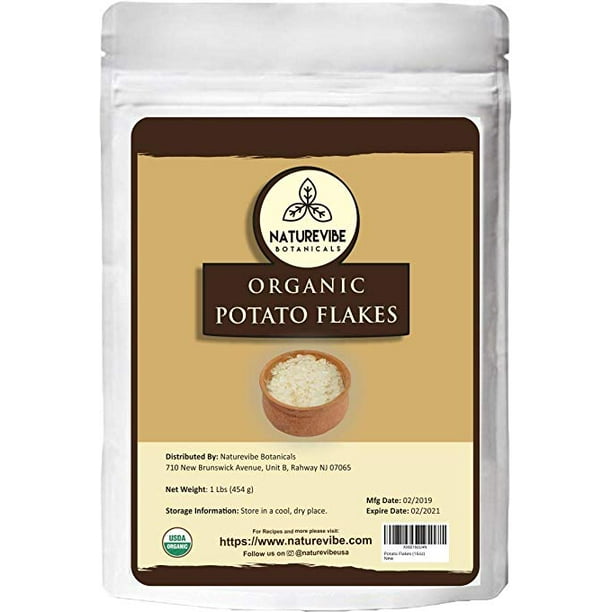 Naturevibe Botanicals Organic Potato Flakes 1 Lb