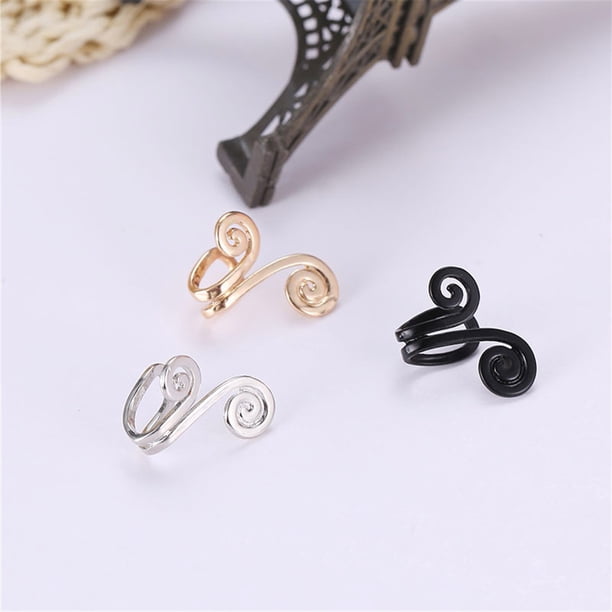 Xihbxyly Pendientes de Clip de Moda, Pendientes de Acupresión Sin Perforar, Diseño Personalizado, Elegantes Accesorios de Fiesta, Ideales para Bodas y Banquetes, Regalo Elegante para Mujer, Tamaño de