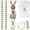 A, variant on Tkrady 2024 Teacher Lanyard with ID Holder, Fashion Wood Beaded Lanyard for Key, for Women, 7 Styles