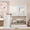 White, variant on Wooden Twin Over Full Bunk Bed, Loft Bed with Playhouse, Farmhouse, Ladder, Slide and Guardrails, Antique Gray