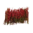 thumbnail image 1 of 1 Box Static Grass Tuft Model Lowland Shrubs Tuft Terrain Model Aritificial Plants DIY Miniature for Train Landscape Railroad Scenery (Dark Red), 1 of 4