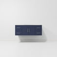 thumbnail image 5 of Geneva 48 in. W Navy Blue Bath Vanity and Carrara Marble Top, 5 of 11