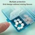 thumbnail image 6 of Shoreew Pill Case Secure Buckle Close 8 Compartments Pill Dispenser with Removable Lids Travel Pill Organizer, 6 of 7