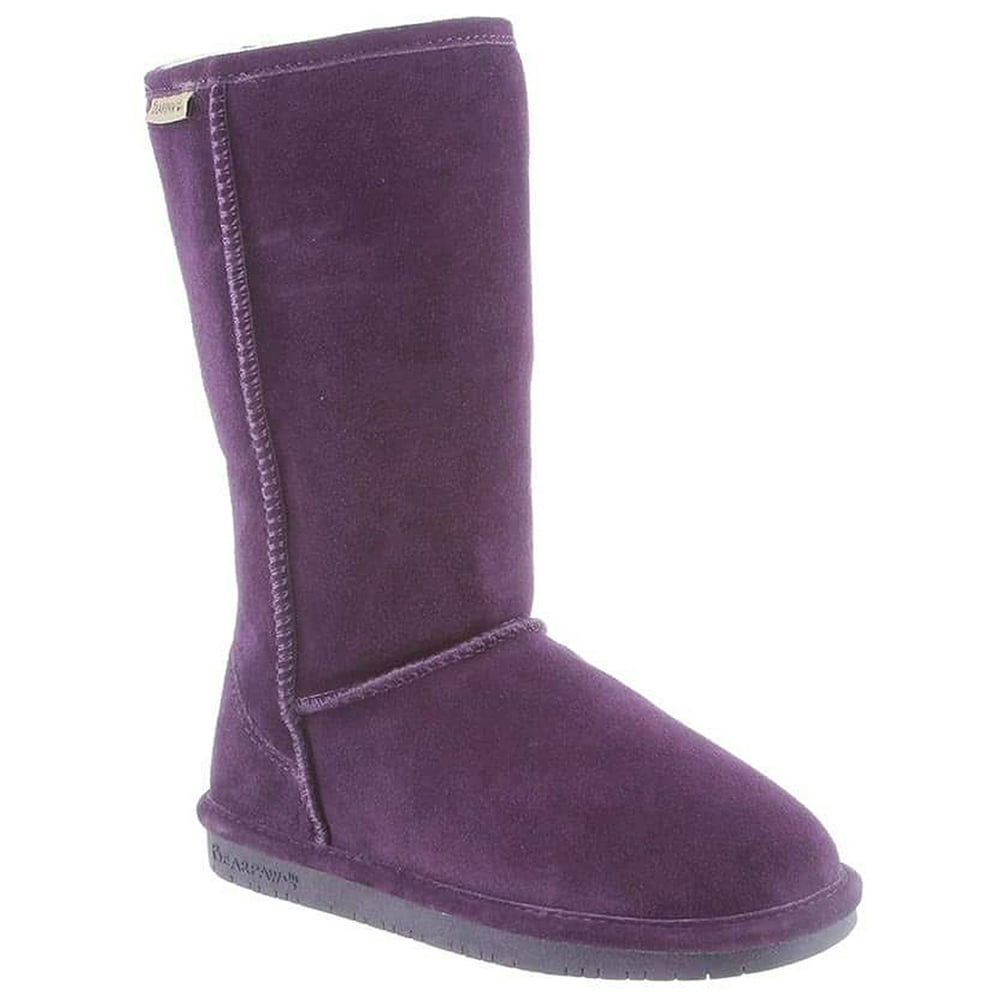 Bearpaw Bearpaw Women's Emma 12'' Pull On Snow Boots Purple Suede 10