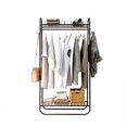 thumbnail image 1 of YY Home Large Storage Wardrobe Closet Organizers Garment Rack Freestanding Hanger Double Rods Multi-functional Bedroom Clothing Rack, 1 of 6