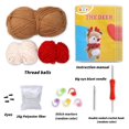 thumbnail image 2 of Kit de Démarrage pour Débutant en Crochet Animal avec Tutoriel Vidéo et Fil Multicolore, 2 of 10