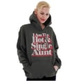 thumbnail image 5 of Single Cool Cute Funny Auntie Aunt Hoodie Sweatshirt Women Brisco Brands S, 5 of 6