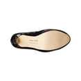 thumbnail image 4 of CHINESE LAUNDRY Womens Black Gloss 1" Platform Comfort Wonder Almond Toe Stiletto Slip On Pumps 6 M, 4 of 4