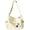 White, variant on CoCopeaunts Women Canvas Hobo Crossbody Bag Large Shoulder Tote Bag Casual Messenger Bag with Multiple Pockets