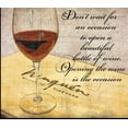 thumbnail image 2 of Wolk, Lisa 17x15 Gold Ornate Wood Framed with Double Matting Museum Art Print Titled - Wine is the Occasion, 2 of 4
