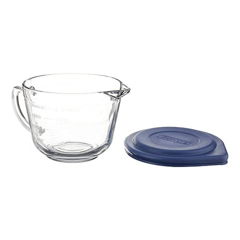  Anchor Hocking Batter Bowl, 2 Quart Glass Mixing Bowl with Red  Lid: Mixing Bowls: Home & Kitchen