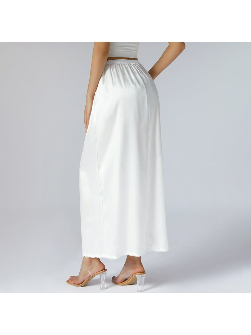 long skirt slip for under dresses Long Skirt Slip - Sand Dollar