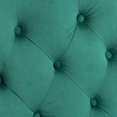 thumbnail image 5 of Velvet Wood Frame Armchair with Wide Backrest and Cushions, Modern Accent Chair, Lounge Chair with Sturdy Wood Legs for Living Room Bedroom, Green, 5 of 9