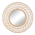 thumbnail image 1 of Sagebrook Home 36" Bamboo Wall Mirror, Natural, 1 of 1