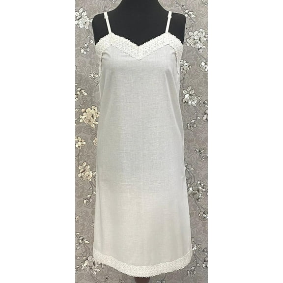 SoieRose Victorian 100% Cotton Nightgown with Embroidered Lace Trim - SR1153