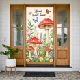 thumbnail image 5 of Colorful Flowers Hummingbird Banner Butterfly Accent Floral Backdrop Spring Vibrant Petals Garden Display for Garden Party Spring Decoration Wedding Backdrop, 5 of 9