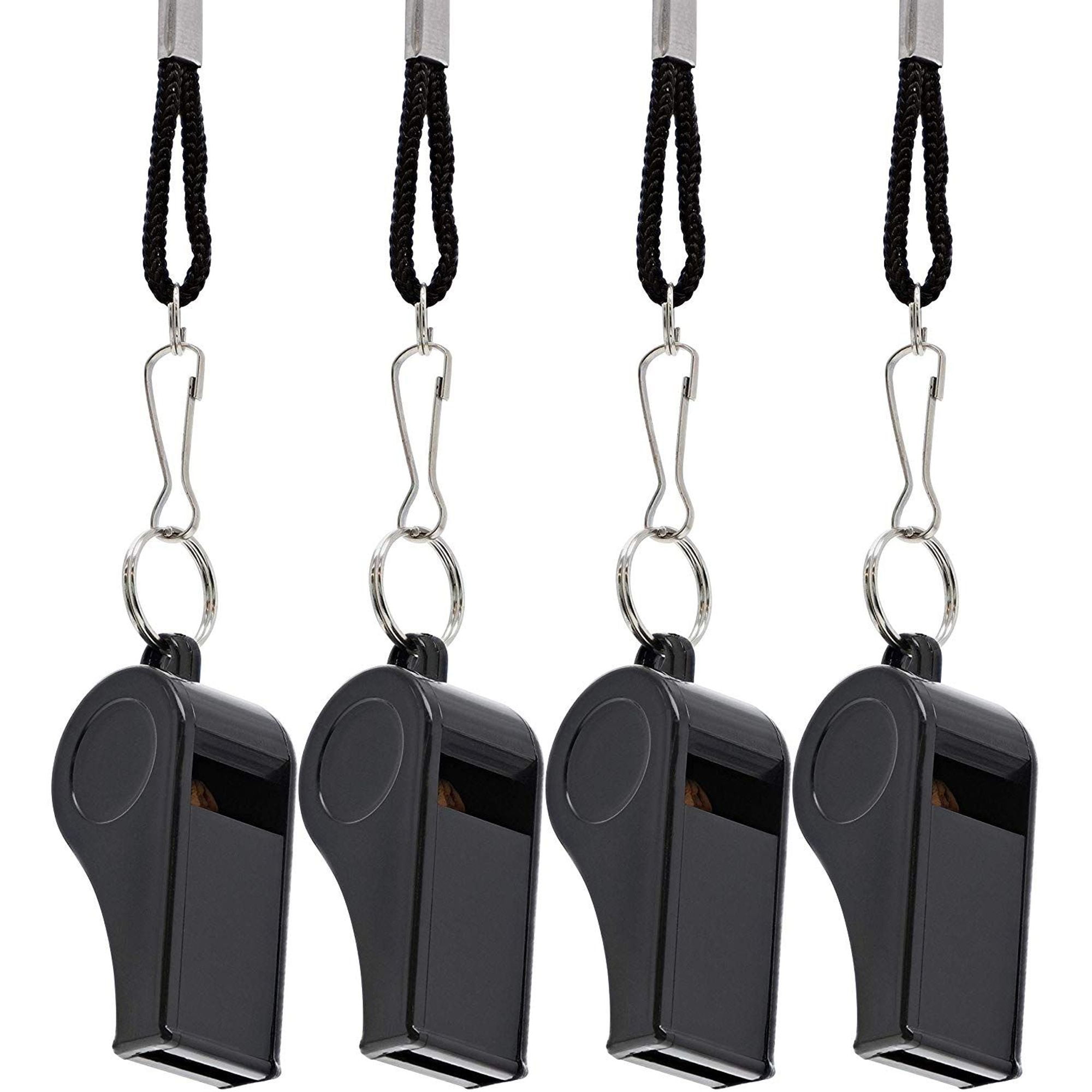 24 Packs Loud Sports Whistle with Lanyard, Safety Dog Whistles for