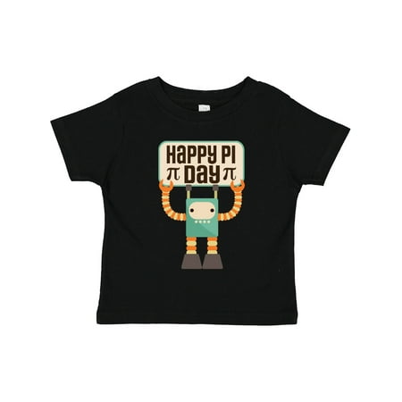 

Inktastic Happy Pi Day Robot Math Class Gift Toddler Boy or Toddler Girl T-Shirt