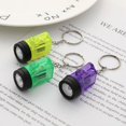 thumbnail image 2 of Small flashlight keychain gift battery lamp key ring pendant luminous led small miner's lamp - style：short style；, 2 of 6